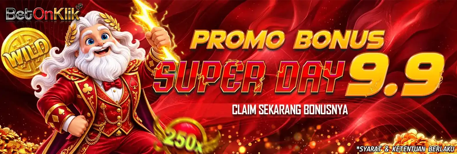 PROMO BONUS SUPER DAY 9.9 Betonklik